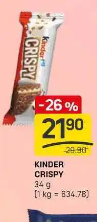 Flop KINDER CRISPY 34 g nabídka