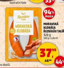 Penny Market MORAVSKÁ KLOBÁSA ŘEZNÍKŮV TALÍŘ, 320 g nabídka