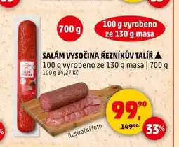 Penny Market SALÁM VYSOČINA ŘEZNÍKŮV TALÍŘ, 700 g nabídka