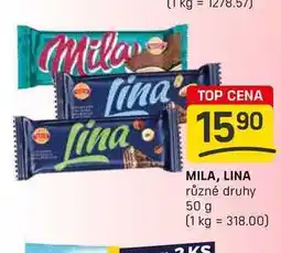 Flop MILA, LINA různé druhy 50 g nabídka