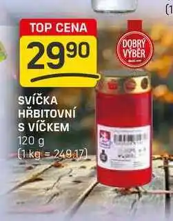 Flop SVÍČKA HŘBITOVNÍ S VÍČKEM 120 g nabídka