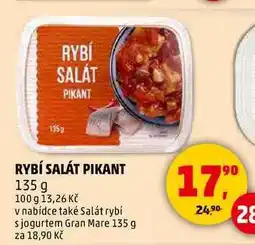 Penny Market RYBÍ SALÁT PIKANT, 135 g nabídka