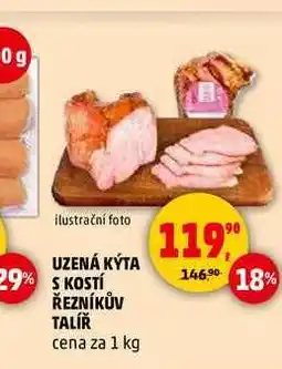 Penny Market UZENÁ KÝTA S KOSTÍ ŘEZNÍKŮV TALÍŘ, 1 kg nabídka