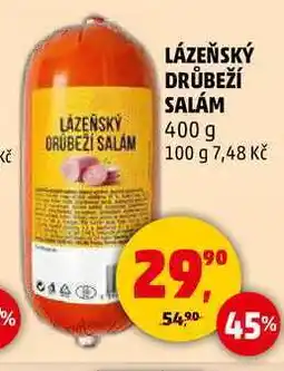Penny Market LÁZEŇSKÝ DRŮBEŽÍ SALÁM, 400 g nabídka