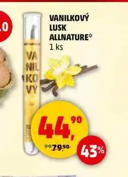 Penny Market VANILKOVÝ LUSK ALLNATURE, 1 ks nabídka