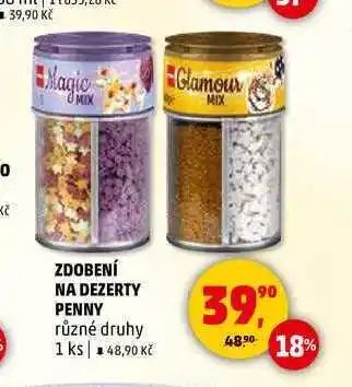 Penny Market ZDOBENÍ NA DEZERTY PENNY, 1 ks nabídka