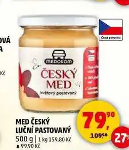 Penny Market MED ČESKÝ LUČNÍ PASTOVANÝ, 500 g nabídka
