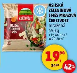 Penny Market ASIJSKÁ ZELENINOVÁ SMĚS MRAZIVÁ ČERSTVOST, 450 g nabídka