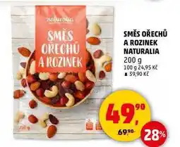 Penny Market SMĚS OŘECHŮ A ROZINEK NATURALIA, 200 g nabídka