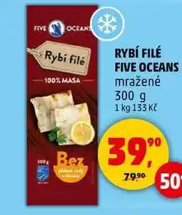 Penny Market RYBÍ FILÉ FIVE OCEANS, 300 g nabídka