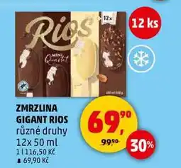 Penny Market ZMRZLINA GIGANT RIOS, 12x 50 ml nabídka