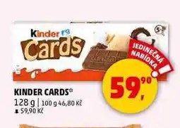 Penny Market KINDER CARDS, 128 g nabídka