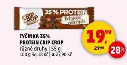 Penny Market TYČINKA 35% PROTEIN CRIP CROP, 55 g nabídka