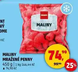 Penny Market MALINY MRAŽENÉ PENNY, 450 g nabídka