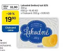Tesco Lahodné Směsný tuk 82%, 200 g nabídka