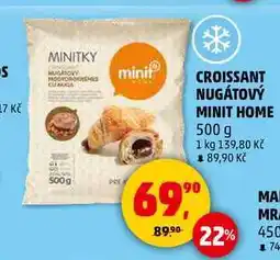 Penny Market CROISSANT NUGÁTOVÝ MINIT HOME, 500 g nabídka