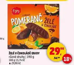 Penny Market ŽELÉ V ČOKOLÁDĚ ENJOY, 190 g nabídka