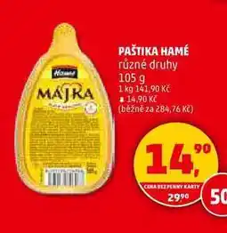 Penny Market PAŠTIKA HAMÉ, 105 g nabídka