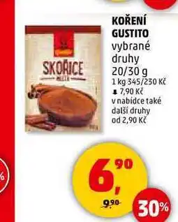 Penny Market KOŘENÍ GUSTITO, 20/30 g nabídka