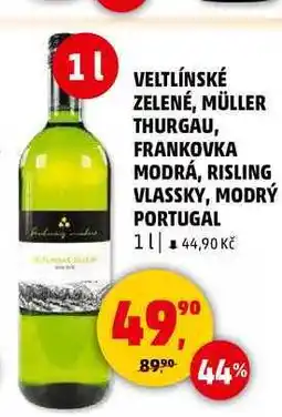 Penny Market VELTLÍNSKÉ ZELENÉ, 1 l nabídka