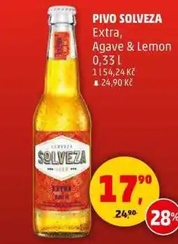 Penny Market PIVO SOLVEZA Extra, Agave & Lemon, 0,33 l nabídka