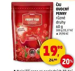 Penny Market ČAJ OVOCNÝ PENNY, 60 g nabídka