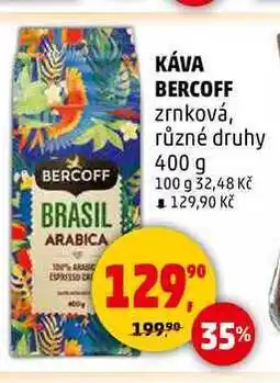Penny Market KÁVA BERCOFF zrnková, 400 g nabídka