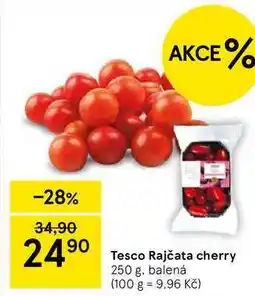 Tesco Tesco Rajčata cherry, 250 g, balená nabídka