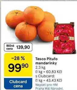 Tesco Tesco Pitufo mandarinky, 2,3 kg nabídka