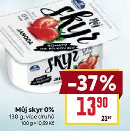 Billa Můj skyr 0% nabídka