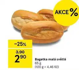 Tesco Bagetka malá světlá, 65 g nabídka