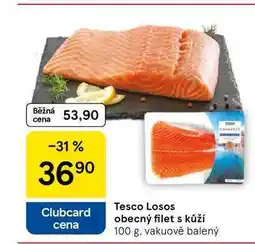 Tesco Tesco Losos obecný filet s kůží, 100 g nabídka