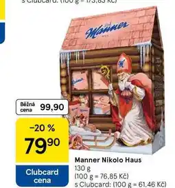 Tesco Manner Nikolo Haus, 130 g nabídka