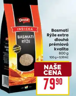Billa Basmati Rýže extra dlouhá prémiová kvalita nabídka