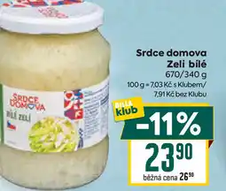 Billa Srdce domova Zelí bílé nabídka