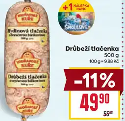 Billa Drůbeží tlačenka nabídka