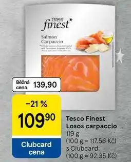 Tesco Tesco Finest Losos carpaccio, 119 g nabídka