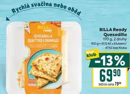 Billa BILLA Ready Quesadilla nabídka