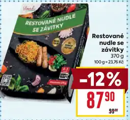 Billa Restované nudle se závitky nabídka