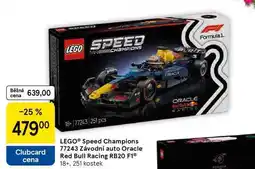 Tesco LEGO Speed Champions 77243 Závodní auto Oracle Red Bull Racing RB20 F1 18+, 251 kostek nabídka