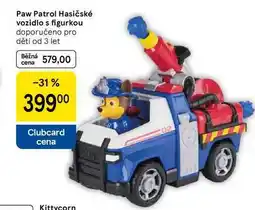 Tesco Paw Patrol Hasičské vozidlo s figurkou doporučeno pro děti od 3 let nabídka