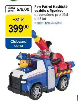 Tesco Paw Patrol Hasičské vozidlo s figurkou doporučeno pro děti nabídka