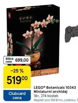 Tesco LEGO Botanicals 10343 Miniaturní orchidej 18+, 274 kostek nabídka