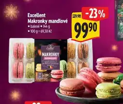 Albert Excellent Makronky mandlové 144 g nabídka