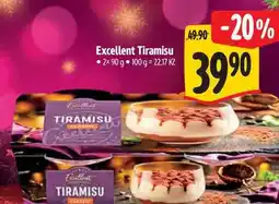Albert Excellent Tiramisu 2x90 g nabídka