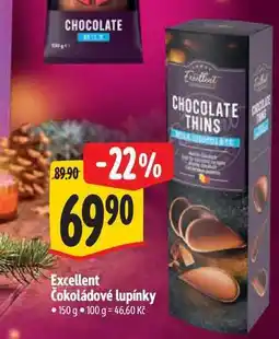 Albert Excellent Čokoládové lupínky 150 g nabídka