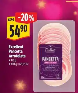 Albert Excellent Pancetta Arrotolata 80g nabídka