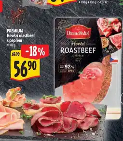 Albert PREMIUM Hovězí roastbeef s pepřem 100 g nabídka