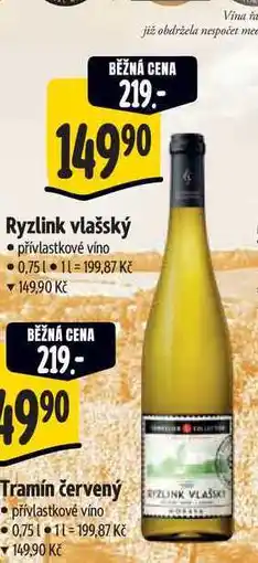 Albert Ryzlink vlašský 0,75 l nabídka