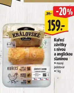 Albert Kuřecí závitky s nivou a anglickou slaninou 1kg nabídka
